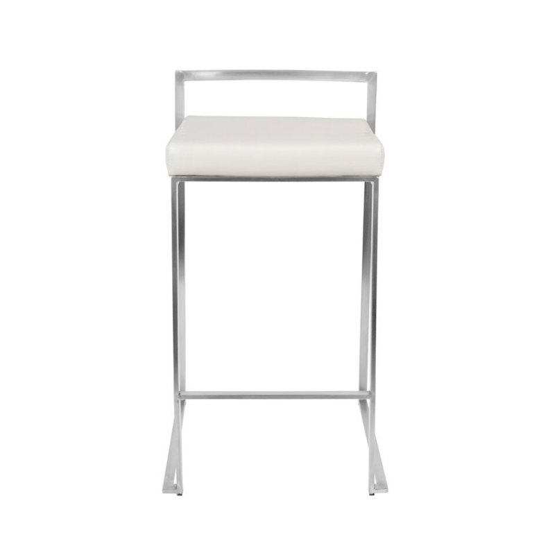 Tabouret de comptoir à hauteur réglable Sluss, Argenté