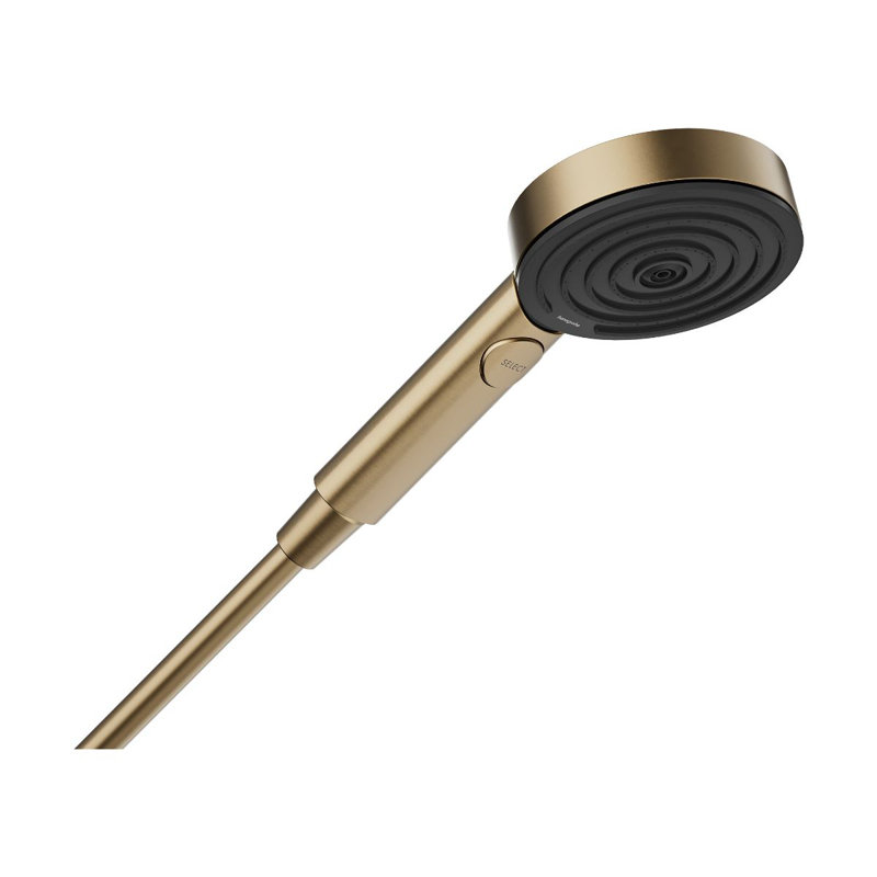 hansgrohe Pulsify S Handshower 105 3-Jet, 2.5 GPM, Brushed Bronze, 2.5 GPM