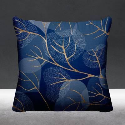 Baka Leafs Indoor/Outdoor Throw Pillow