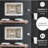 Frameless Bathroom Vanity Mirror with Front and Back LED Lighted, Defogging Dimmable Wall Mirror-424920215
