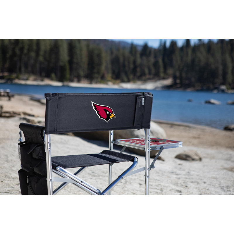 Folding Director Chair, Arizona Cardinals, Black