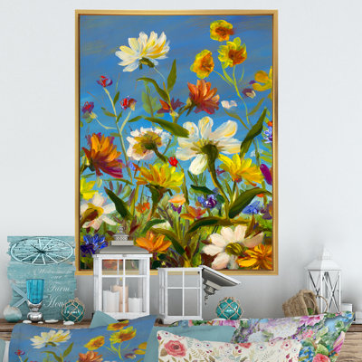 Summer Field Blooming II - peinture sur toile