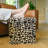 Go-Poufs Knock-Down Medium Cube Faux Fur Storage Ottoman |15"x15"x15"-119360883