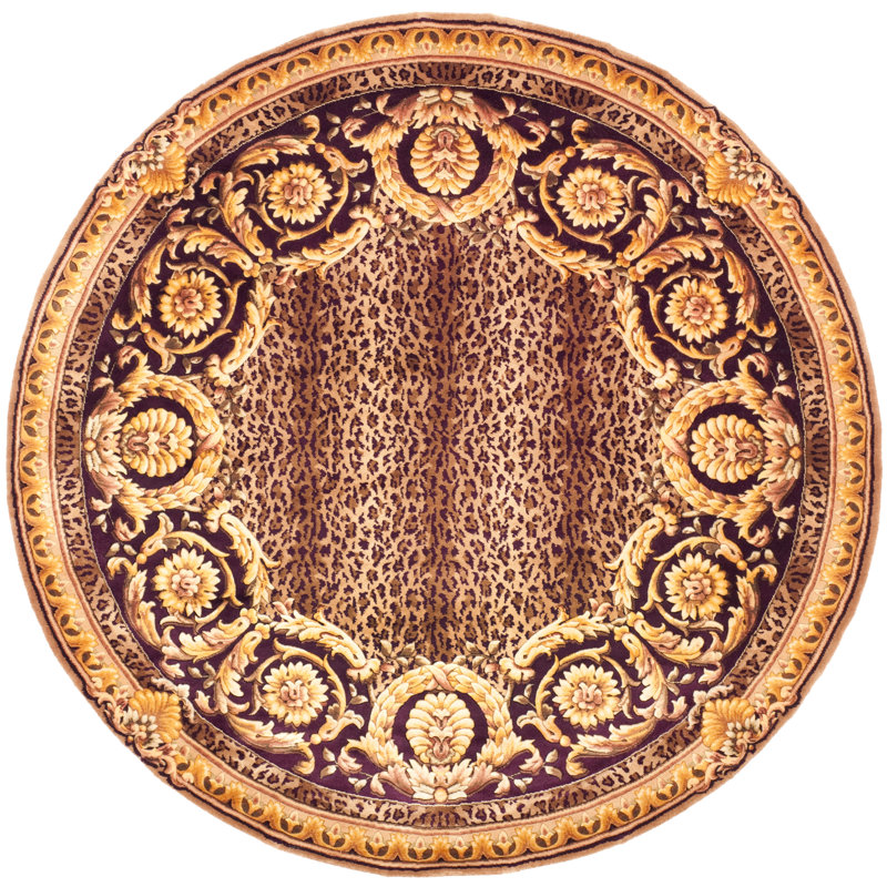 Fl01 Area Rug In Multi, Round 8'