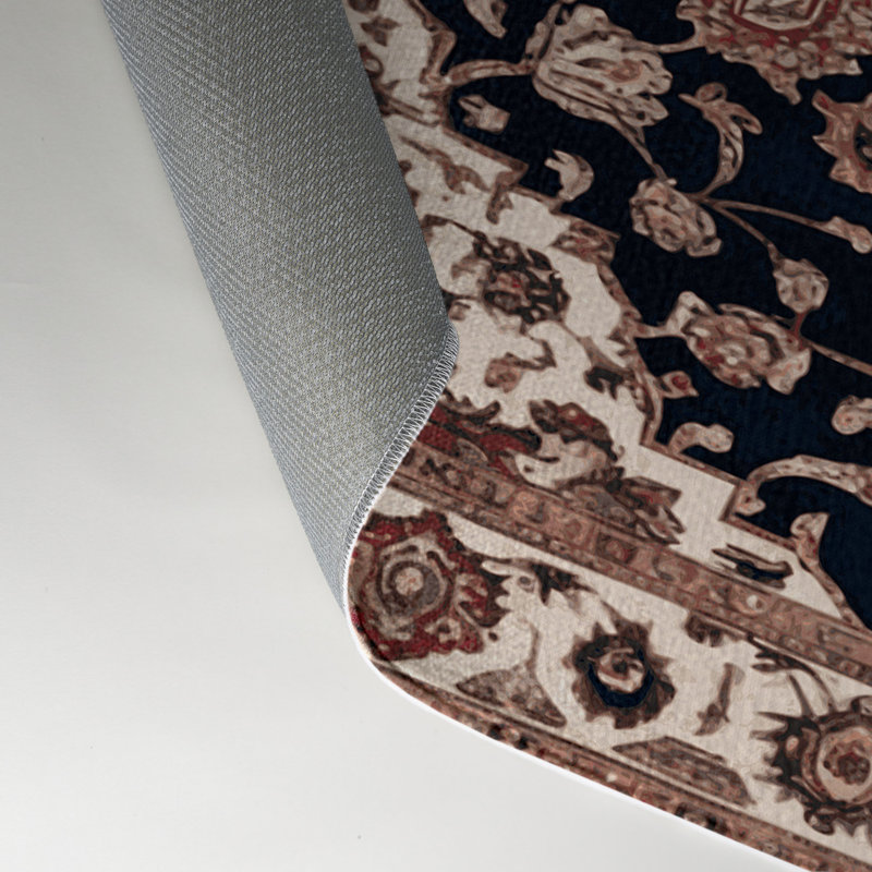 Tapis d'intérieur et d'extérieur brun Persian, Rectangle 9 pi x 12 pi