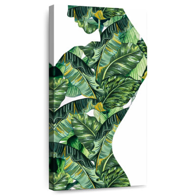 Jungle Woman Silhouette