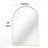 Metal Framed Arched Bathrrom Mirror For Wall-648013026-648013025