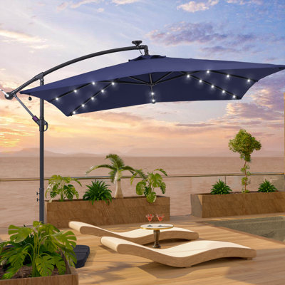 Nadelynn 98.4'' Cantilever Umbrella