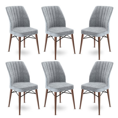 Pearlene 45cm H Velvet Upholstered Side Chair
