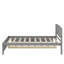 Lit plateforme simple en bois avec lit gigogne-936790343