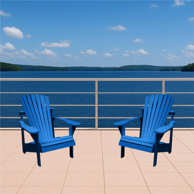 Weathercraft Classic Solid Wood Adirondack Chair – 14 Sherwin-Williams Finish Options, Outdoor Patio Seating