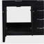 Commode de salle de bain 36 po sans lavabo, base d'armoire seulement, armoire de salle de bain avec tiroirs, cadre solide et panneau de fibres à densité moyenne, noir-120406519