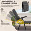 Chaise longue d'extérieur en acier Rinard-1794821416