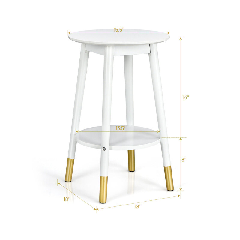 Table de bout avec rangement