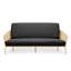 Housse pour canapé-lit réversible en tissu de polyester réversible avec fermeture à glissière 3 côtés-87758523-96484494