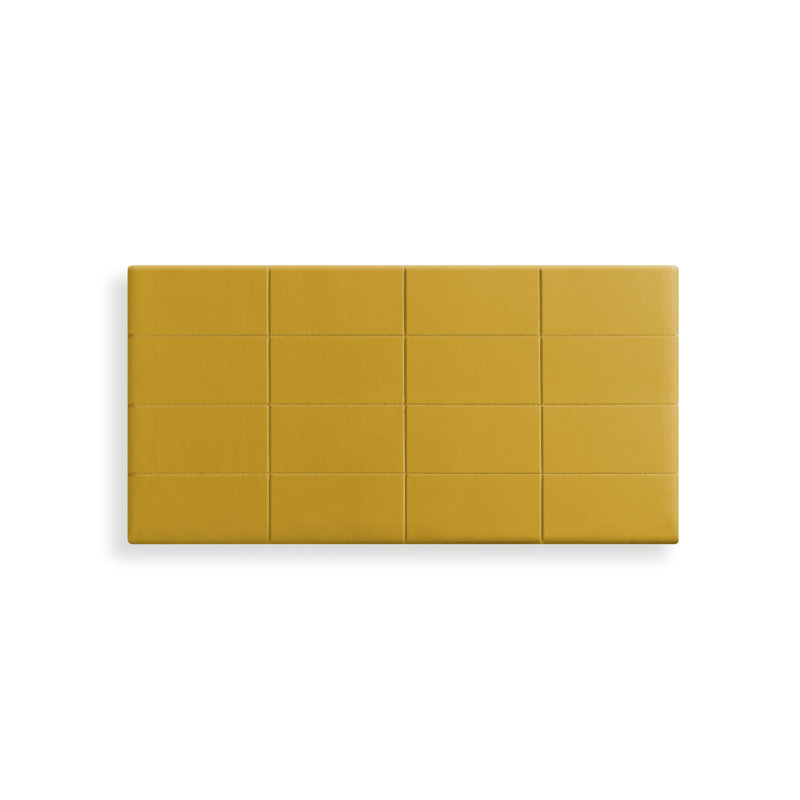 Raglen Upholstered Headboard, Mustard, Single (3')