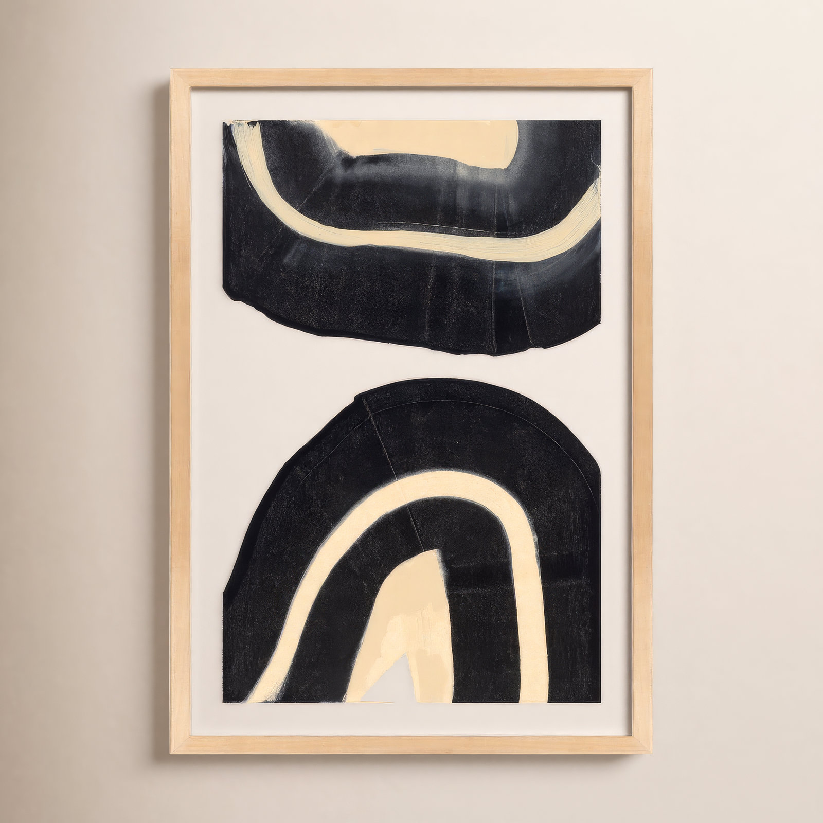 Passages 3 by Andrea Stokes, Maple Framed, 26.5" W x 38" H