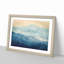Mountain Fog in Crete Greece - Picture Frame Painting Print-56860331-56860327