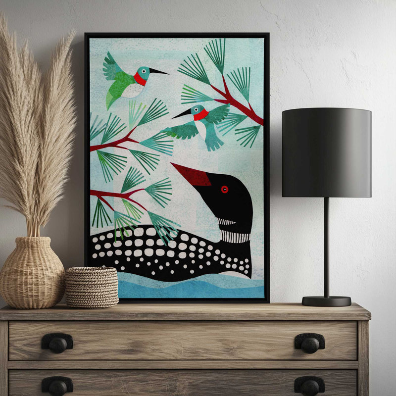Reproduction d'art «Wilderness Collage x16» par Kim Conway, H 18 po x l 12 po, Tanné