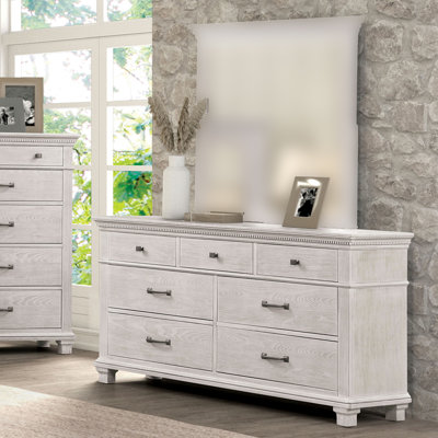 Commode transitionnelle 61 ", gris vieilli