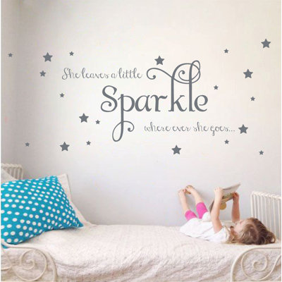 Décalcomanie murale sparkle