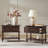 Hicks 28.4"W Solid Wood 1-Drawer End Table with Built-In Outlets and USB Ports-1965680231