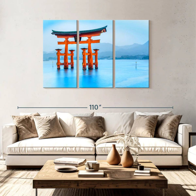 Lilie Miyajima Torii Gate, 48" H x 74" W