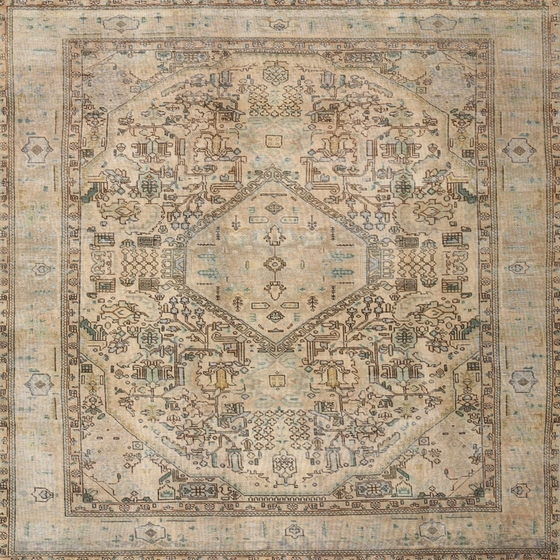 Markhi Oriental Indoor Rug, Square 6'