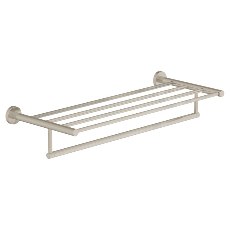 Dia 22 Inch Wall Mounted Towel Shelf with Installation Hardware