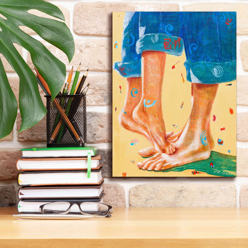 «Red Together» par Pamela K., impression sur toile Red Barrel Studio®, H 16 po x l 12 po x P 0,75 po