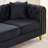 86" Rolled Arm Chesterfield Sofa-1750310333
