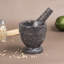 Mortier et pilon gris anthracite Charlton Home