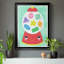 Gumball Shapes - Peinture sur toile encadrée-1034293409-1034293412