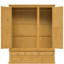 Estevan 3 Door Solid Wood Wardrobe