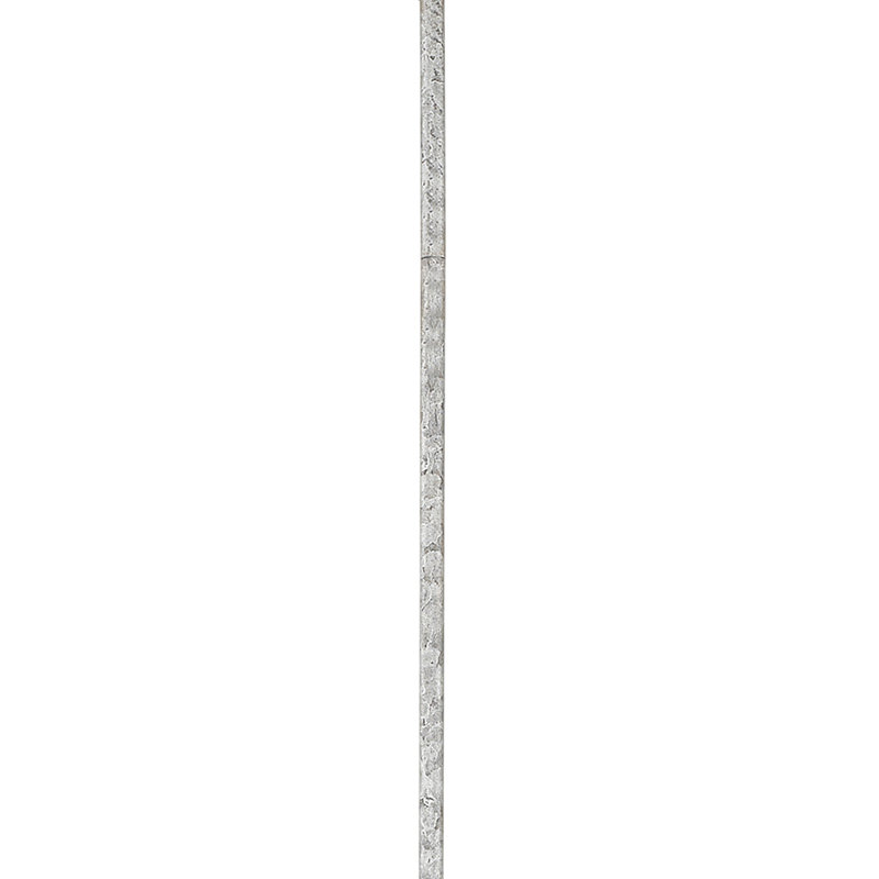 Tige d'accessoire en acier 12 po, Zinc patiné, 0,5 po