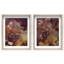 Crimson garden Set Shadowbox Abstract Print by Oliver Gal, Black Frame, 16 x 20-1083187956-1083187961