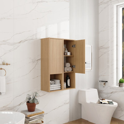 Wall-Mounted Side Cabinet with Soft Closing Door
