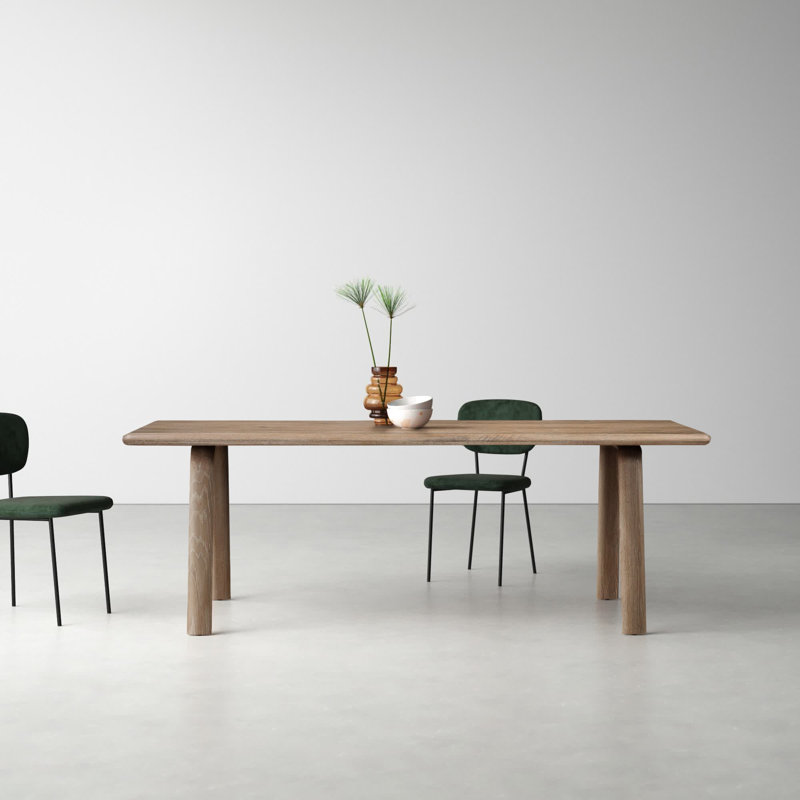 Ayanta 5-Piece Dining Set, Oak, White