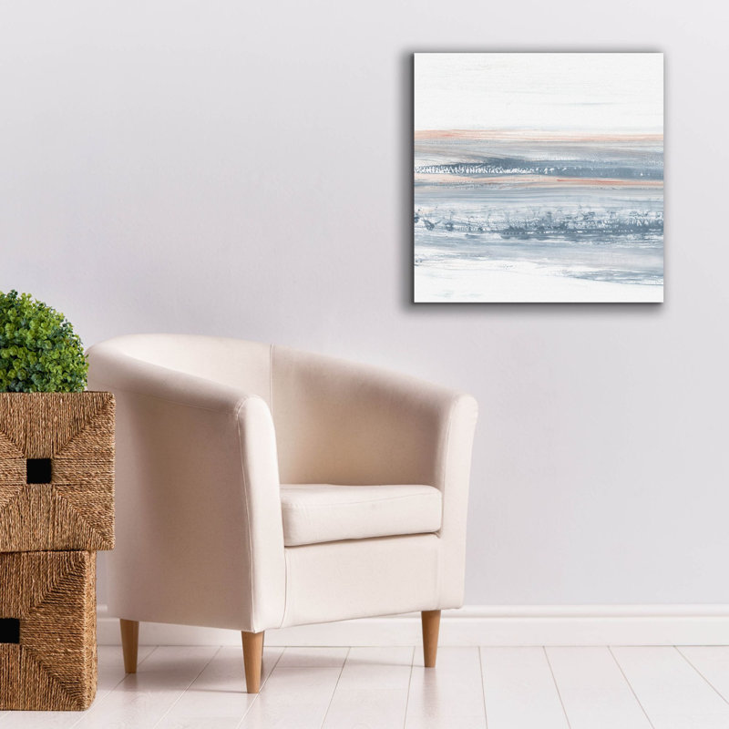  «Shimmering Southern Shores 4» par Ethan Harper, art mural sur toile, 26 po x 26 po, H 26 po x l 26 po