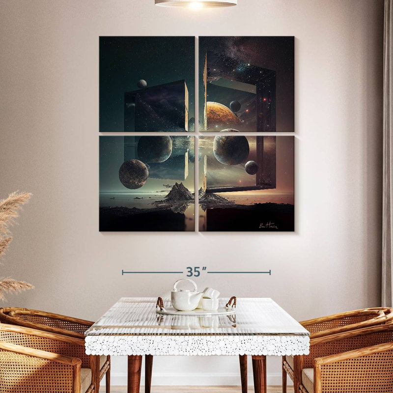 Kelan Multiverses, 45" H x 45" W