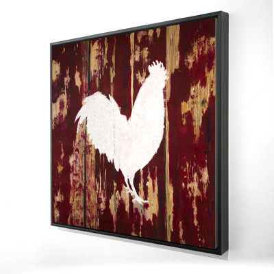 " Rooster Silhouette "