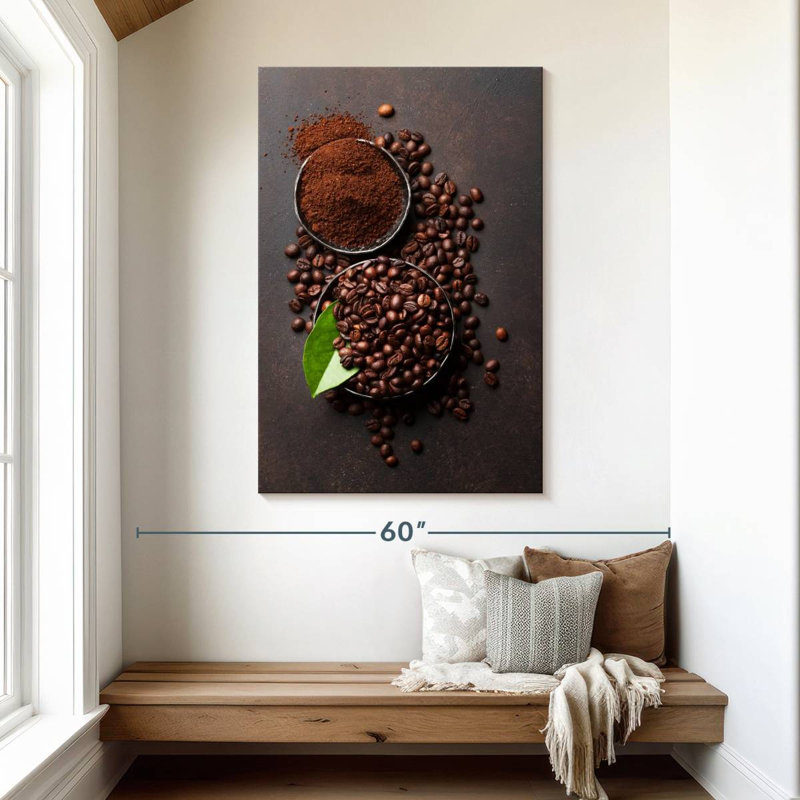 Grains de café Yarlin, H 48 po x l 32 po