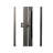 20FT x 7FT Heavy-Duty Bi-Parting Iron Gate – Galvanized Steel Driveway Entrance Gate  (Tree Flower)-134895504