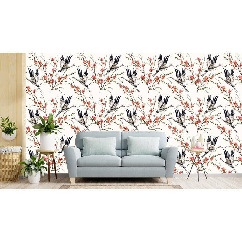 Kearna Peel & Stick Floral Roll