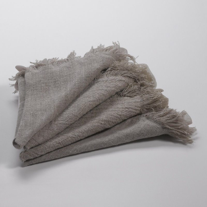 Whisper Square Napkin, Flax