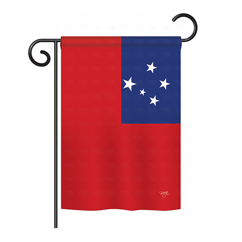 Drapeau Samoa, H 18,5 po x l 13 po