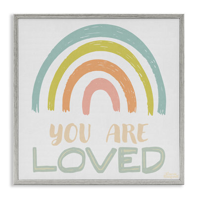 «You Are Loved Rainbow», estampe numérique par Carrie Cantwell