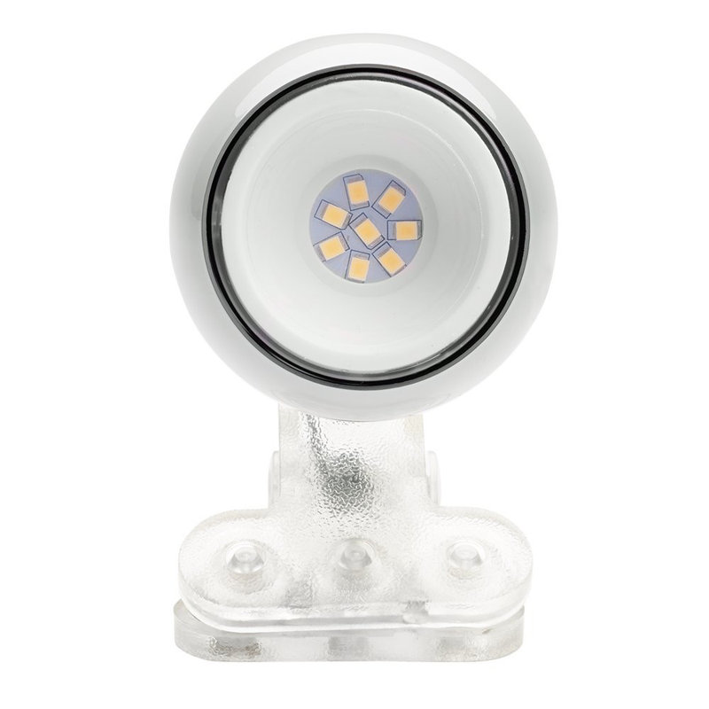 Séquence 7,2" sur lampe Yancey, Blanc