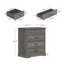 Commode d'appoint 5 tiroirs rustique-432309645
