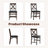 Padded Stackable Folding Dining Chairs with Solid Wood Frame-1997018712